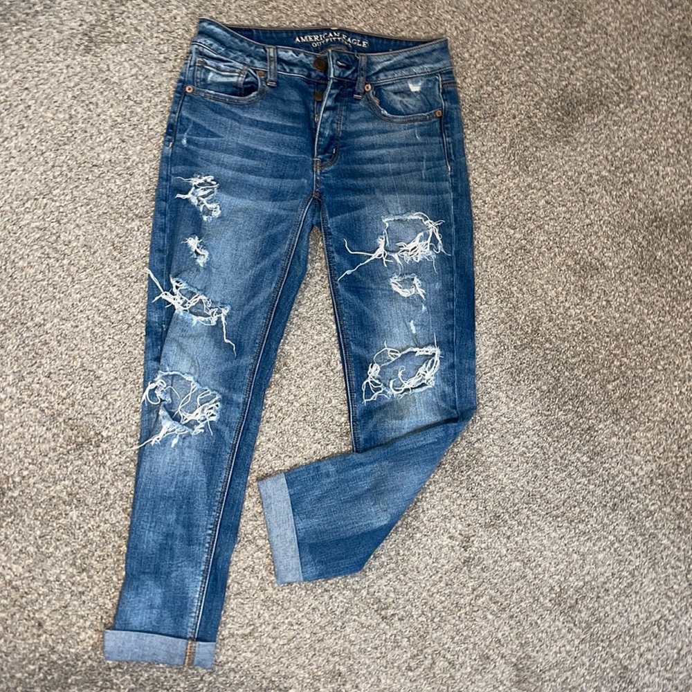 American Eagle Stretch Tomgirl jeans